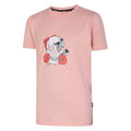 Apricot Blush Pink - Side - Dare 2B Childrens-Kids Amuse Skull T-Shirt