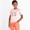 Apricot Blush Pink - Lifestyle - Dare 2B Childrens-Kids Amuse Skull T-Shirt