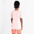 Apricot Blush Pink - Pack Shot - Dare 2B Childrens-Kids Amuse Skull T-Shirt