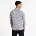 Ash Grey - Pack Shot - Dare 2B Mens Accelerate Space Dye Jersey Long-Sleeved T-Shirt