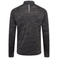 Charcoal Grey - Back - Dare 2B Mens Accelerate Space Dye Jersey Long-Sleeved T-Shirt