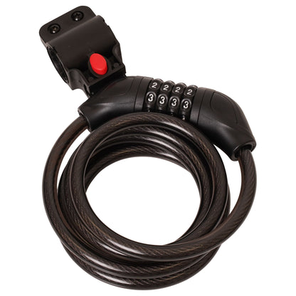 Black - Back - Dare 2B Coil Bike Cable Lock