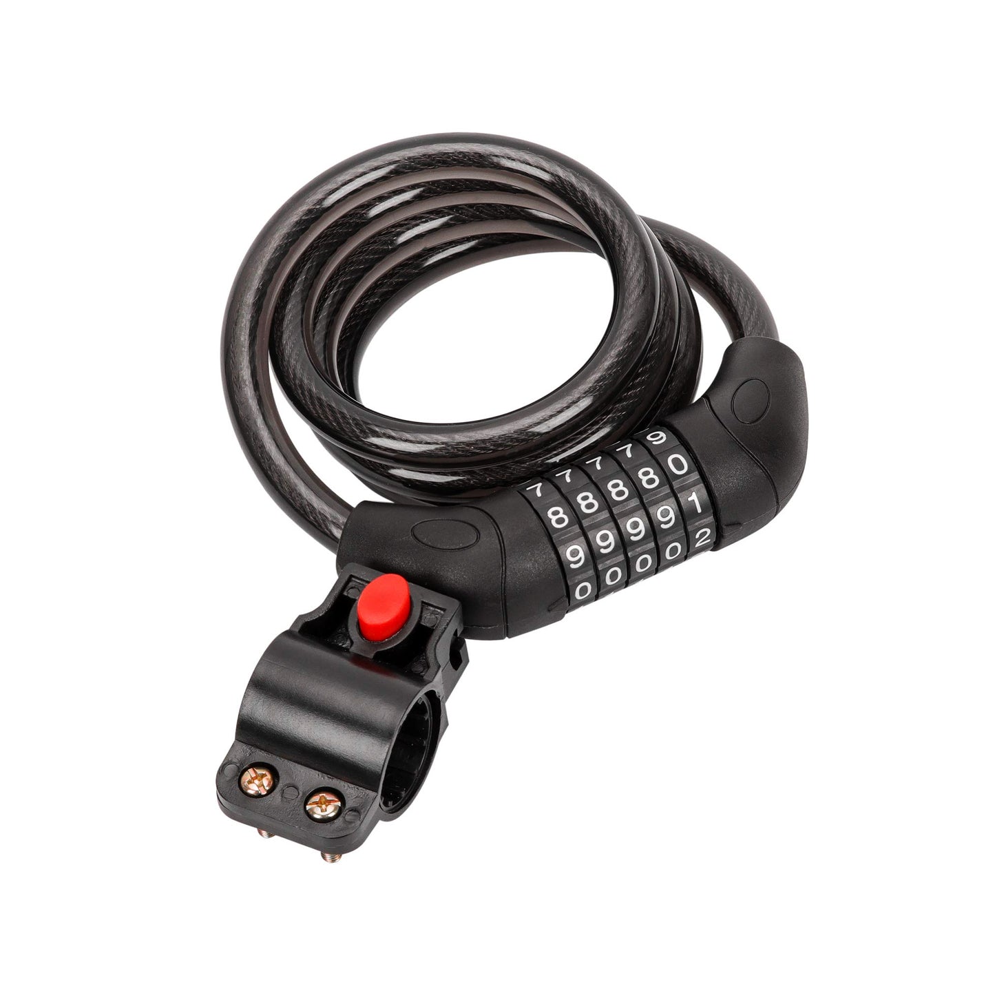 Black - Side - Dare 2B Coil Bike Cable Lock