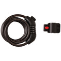 Black - Front - Dare 2B Coil Bike Cable Lock