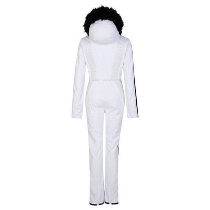 White - Back - Dare 2B Womens-Ladies Julien Macdonald Snowsuit