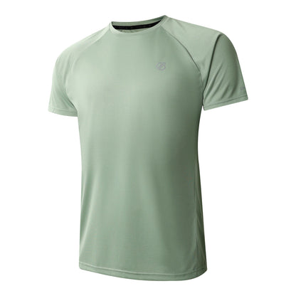 Hedge Green - Side - Dare 2B Mens Accelerate Lightweight T-Shirt