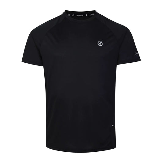 Black - Front - Dare 2B Mens Accelerate Lightweight T-Shirt