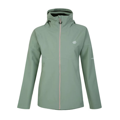 Lilypad Green - Front - Dare 2B Womens-Ladies Trail Waterproof Jacket