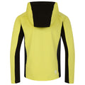 Black-Yellow Plum - Back - Dare 2B Childrens-Kids Thriving Core Stretch Hooded Midlayer
