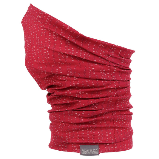 Pink Potion - Front - Regatta Childrens-Kids Multitube Trailing Leaves Neck Warmer