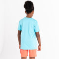 Sea Jet Blue - Back - Dare 2B Childrens-Kids Trailblazer Floral T-Shirt