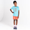 Sea Jet Blue - Pack Shot - Dare 2B Childrens-Kids Trailblazer Floral T-Shirt