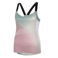 Lilypad Green - Side - Dare 2B Womens-Ladies Ombre AEP Cycling Vest Top