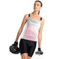 Lilypad Green - Close up - Dare 2B Womens-Ladies Ombre AEP Cycling Vest Top