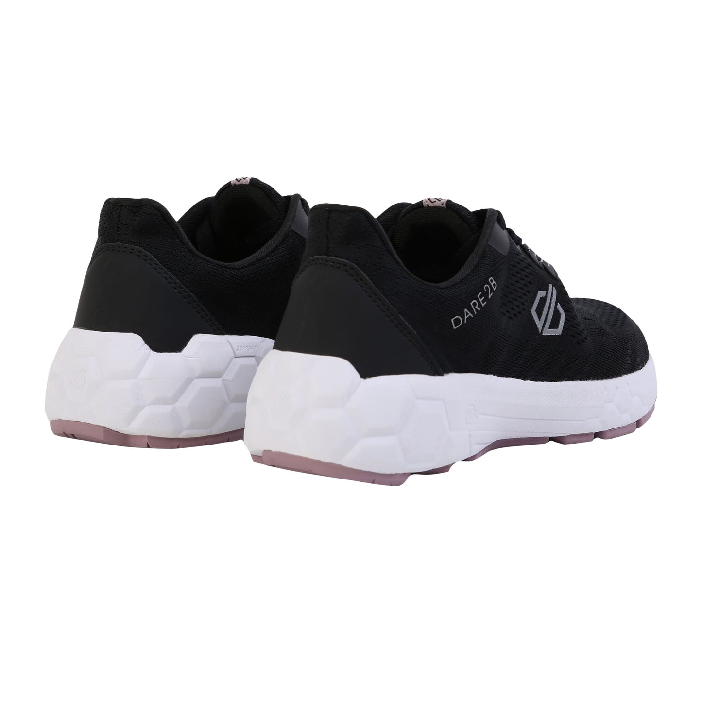 Black-Woodrose - Close up - Dare 2B Womens-Ladies Hex Rapid Performance Trainers