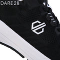 Black-White - Close up - Dare 2B Mens Hex Rapid Performance Trainers