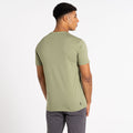 Oil Green - Side - Dare 2B Mens Evidential Graphic Print T-Shirt