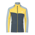 Slate Grey-Electric Yellow - Front - Dare 2B Childrens-Kids Emergent Core Stretch Midlayer