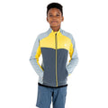 Slate Grey-Electric Yellow - Lifestyle - Dare 2B Childrens-Kids Emergent Core Stretch Midlayer