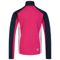 Swedish Blue-Pure Pink - Back - Dare 2B Childrens-Kids Emergent Core Stretch Midlayer