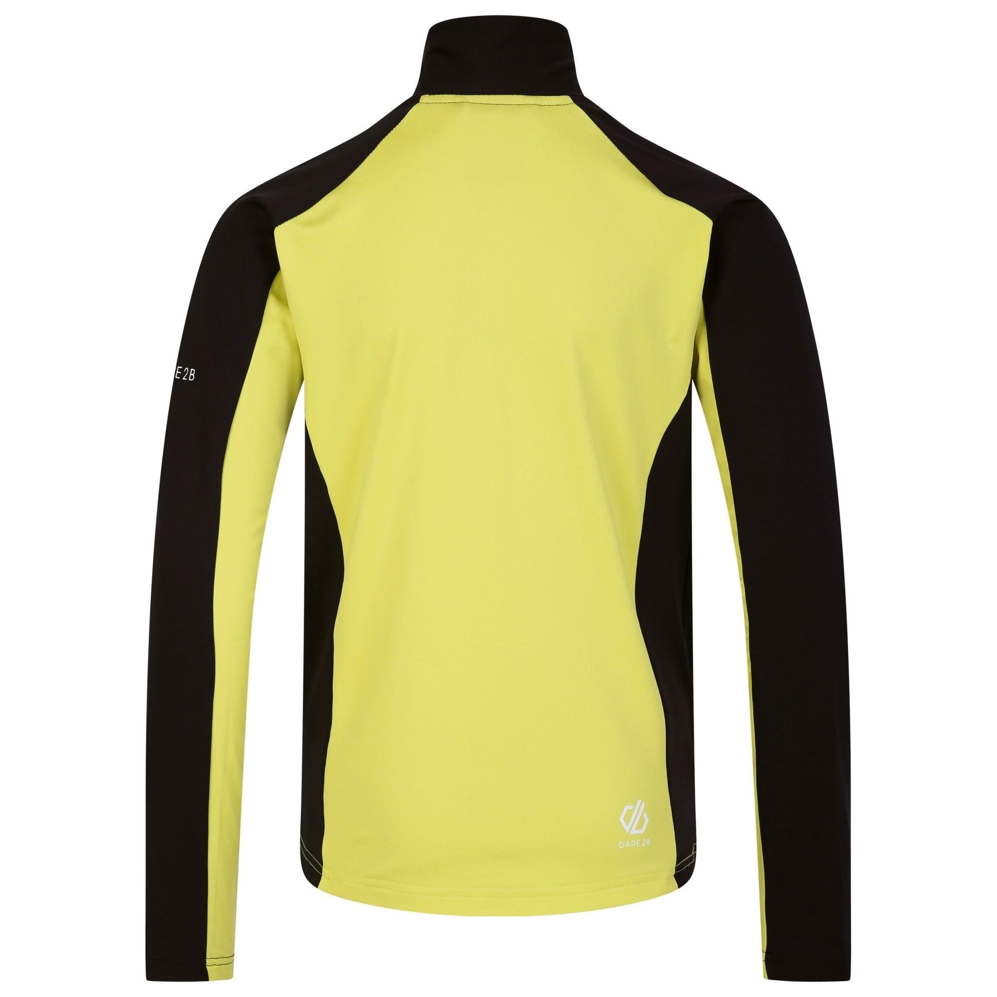 Yellow Plum-Black - Back - Dare 2B Childrens-Kids Emergent Core Stretch Midlayer