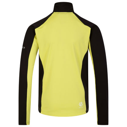 Yellow Plum-Black - Back - Dare 2B Childrens-Kids Emergent Core Stretch Midlayer