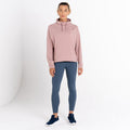 Dusky Rose - Close up - Dare 2B Womens-Ladies Fleur East Glide High-Neck Sweatshirt