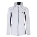 White-Moonlight Denim - Front - Dare 2B Womens-Ladies Convey II Hooded Core Stretch Midlayer