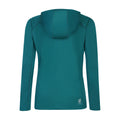 Fortune Green - Back - Dare 2B Womens-Ladies Convey II Hooded Core Stretch Midlayer