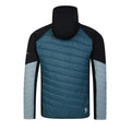 Slate-Mediterranean Green - Back - Dare 2B Mens Gendarme Padded Jacket