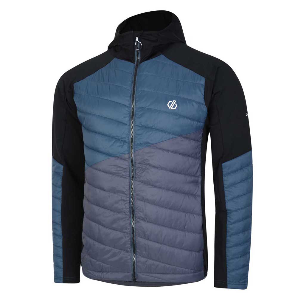 Orion Grey-Black-Dark Storm - Side - Dare 2B Mens Gendarme Padded Jacket