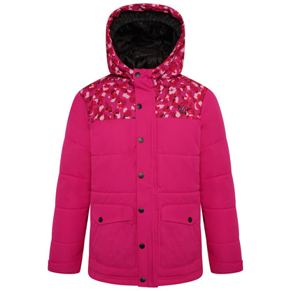 Active Pink - Front - Dare 2B Girls Impressing Ski Jacket