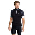 Orion Grey-Black - Close up - Dare 2B Mens Stay the Course III Camo Cycling Jersey