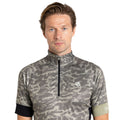 Oil Green - Close up - Dare 2B Mens Stay the Course III Cycling Jersey