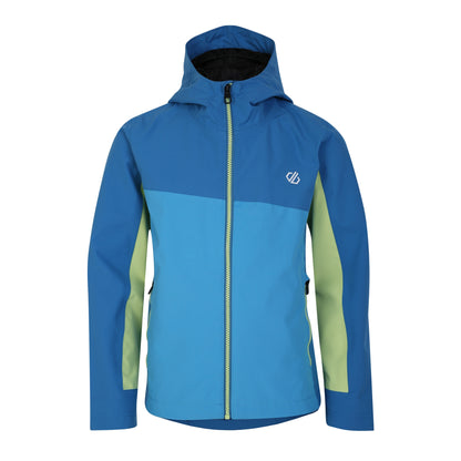 Deep Water-Wave Ride-Sharp Green - Front - Dare 2B Childrens-Kids Explore Waterproof Jacket