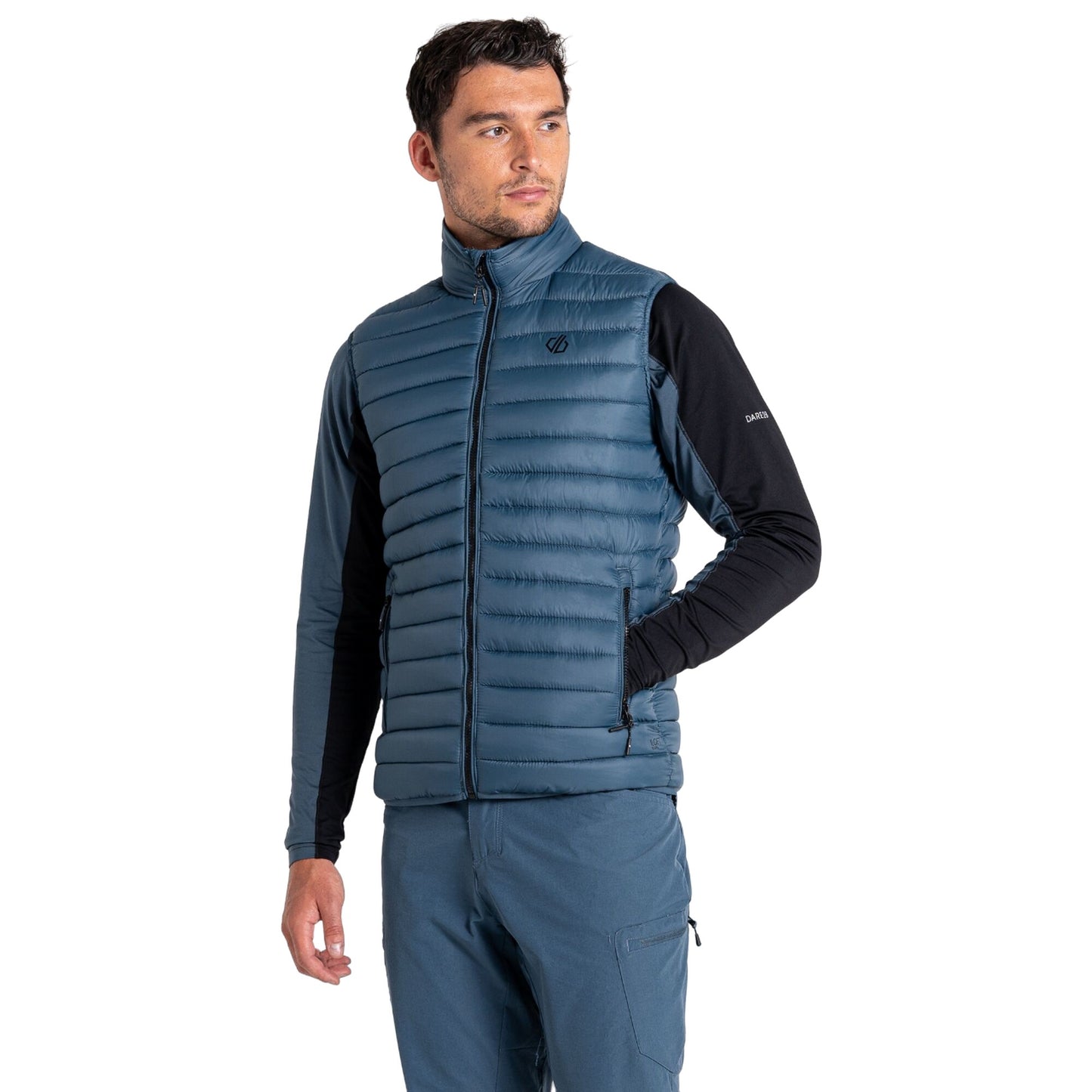 Orion Grey - Close up - Dare 2B Mens Drifter II Padded Gilet