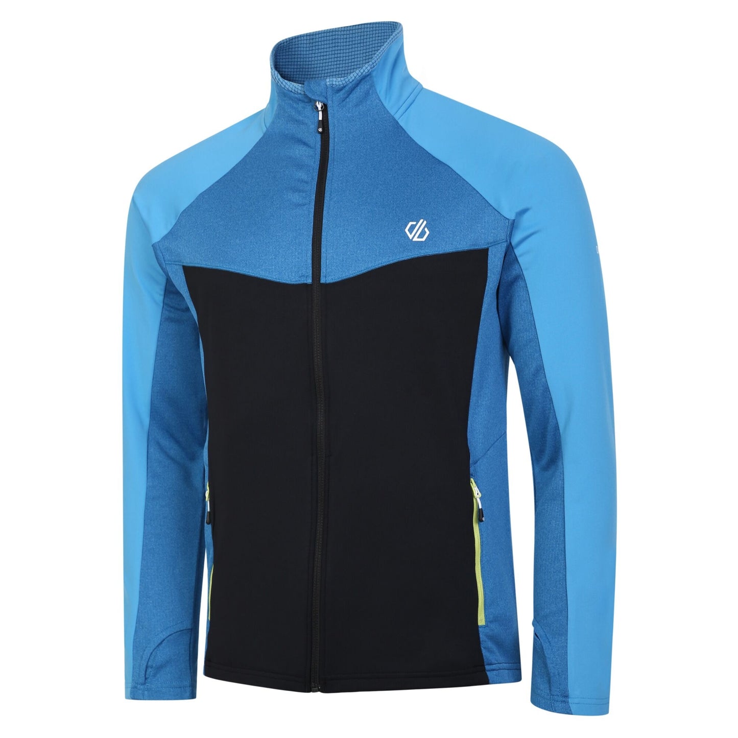 Wave Ride-Grey-Deep Water - Side - Dare 2B Mens Substratum Core Stretch Full Zip Midlayer