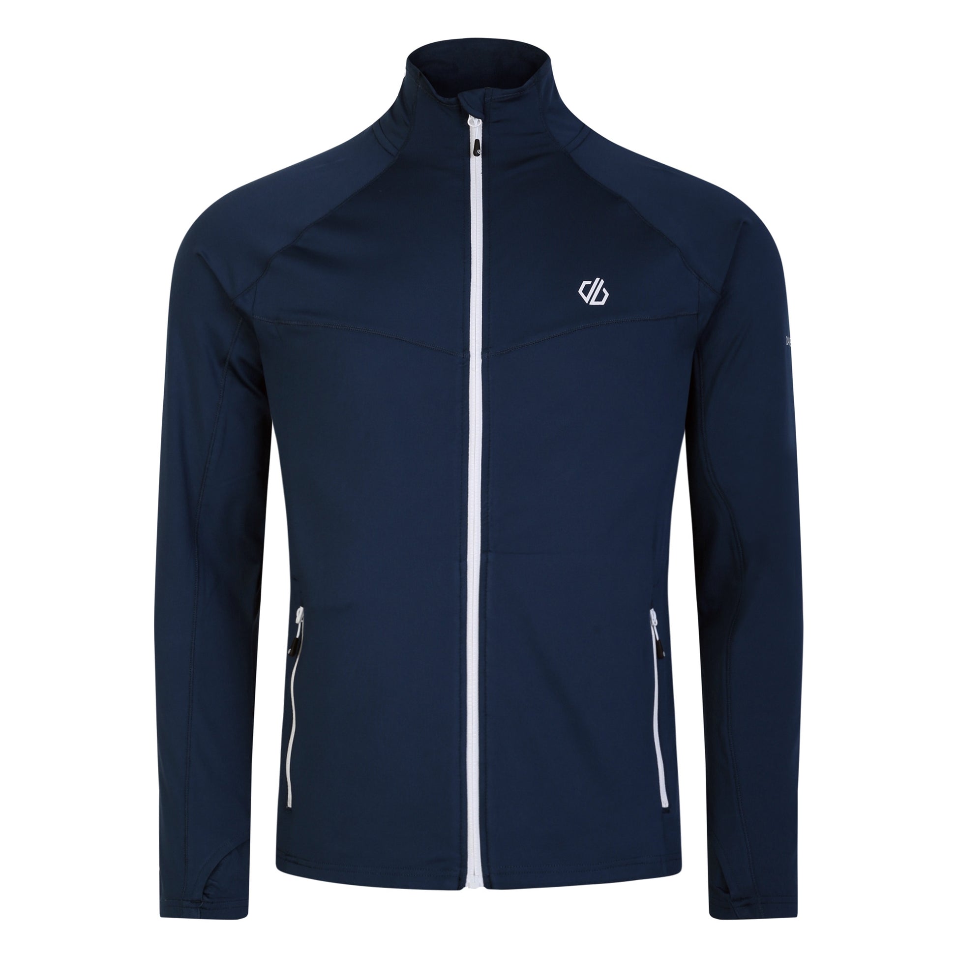 Moonlight Denim - Front - Dare 2B Mens Substratum Core Stretch Full Zip Midlayer