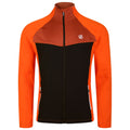 Puffins Orange-Black - Front - Dare 2B Mens Substratum Core Stretch Full Zip Midlayer