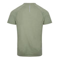 Oil Green - Back - Dare 2B Mens Accelerate Marl T-Shirt
