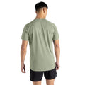 Oil Green - Close up - Dare 2B Mens Accelerate Marl T-Shirt
