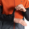 Rooibos Tea-Dark Storm Grey - Pack Shot - Dare 2B Mens Terrain Waterproof Jacket