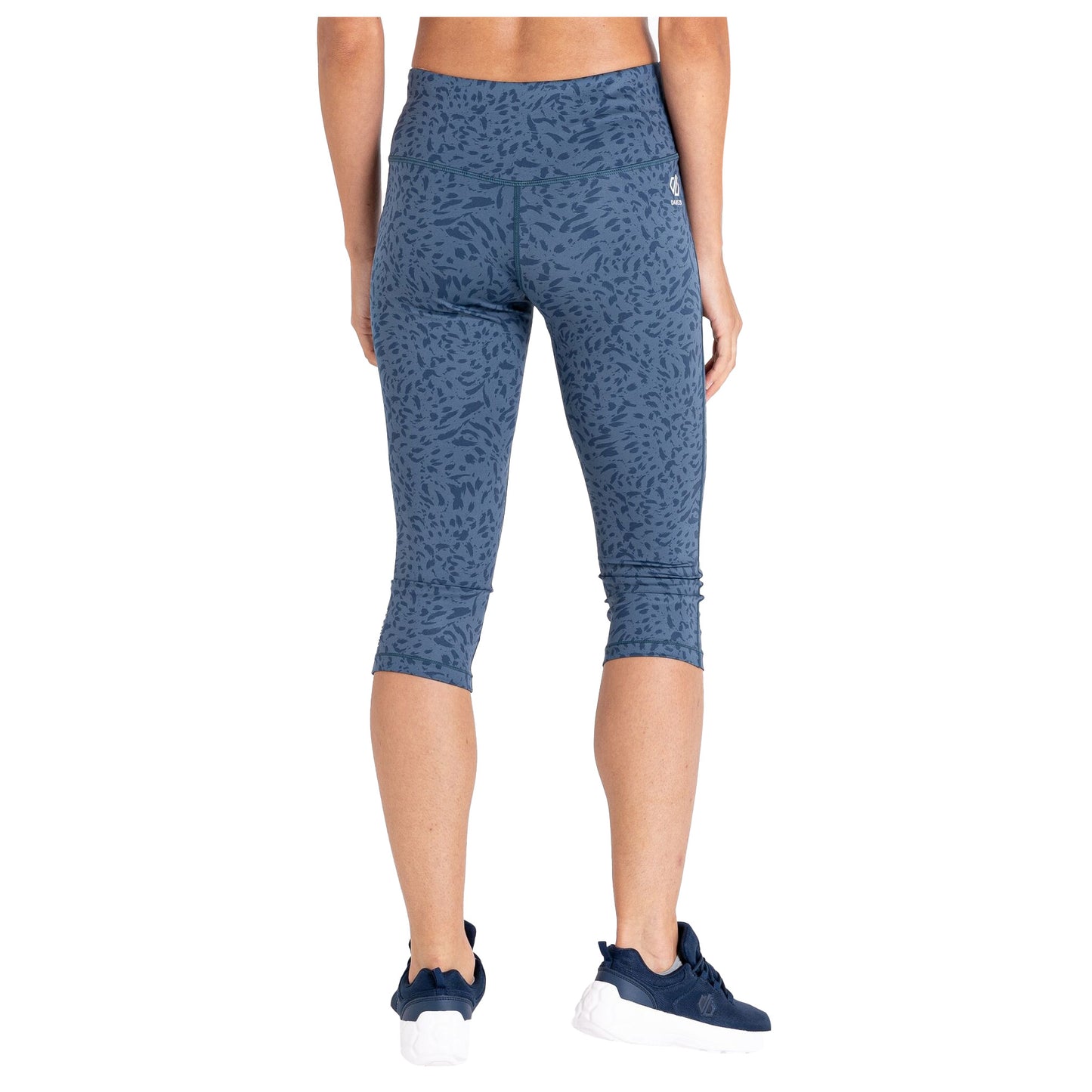Moonlight Denim - Back - Dare 2B Womens-Ladies Influential Recycled Animal Print Recycled 3-4 Leggings