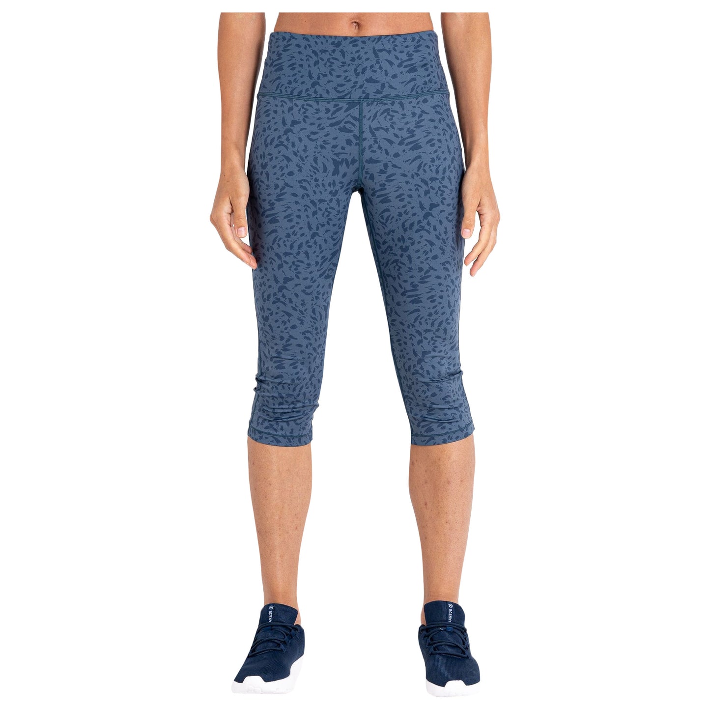 Moonlight Denim - Pack Shot - Dare 2B Womens-Ladies Influential Recycled Animal Print Recycled 3-4 Leggings