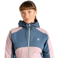 Dusky Rose-Orion Grey - Lifestyle - Dare 2B Womens-Ladies Avidly Hooded Soft Shell Jacket