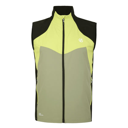 Green Algae - Front - Dare 2B Mens Latitudinal Softshell Gilet