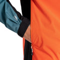 Trail Blaze Orange-Slate Grey - Pack Shot - Dare 2B Mens Cornice Waterproof Jacket