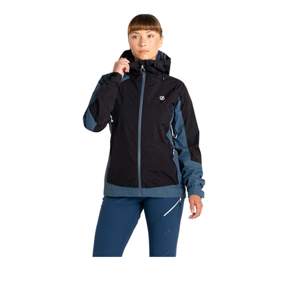 Black-Orion - Front - Dare 2B Womens-Ladies Traversing Waterproof Jacket