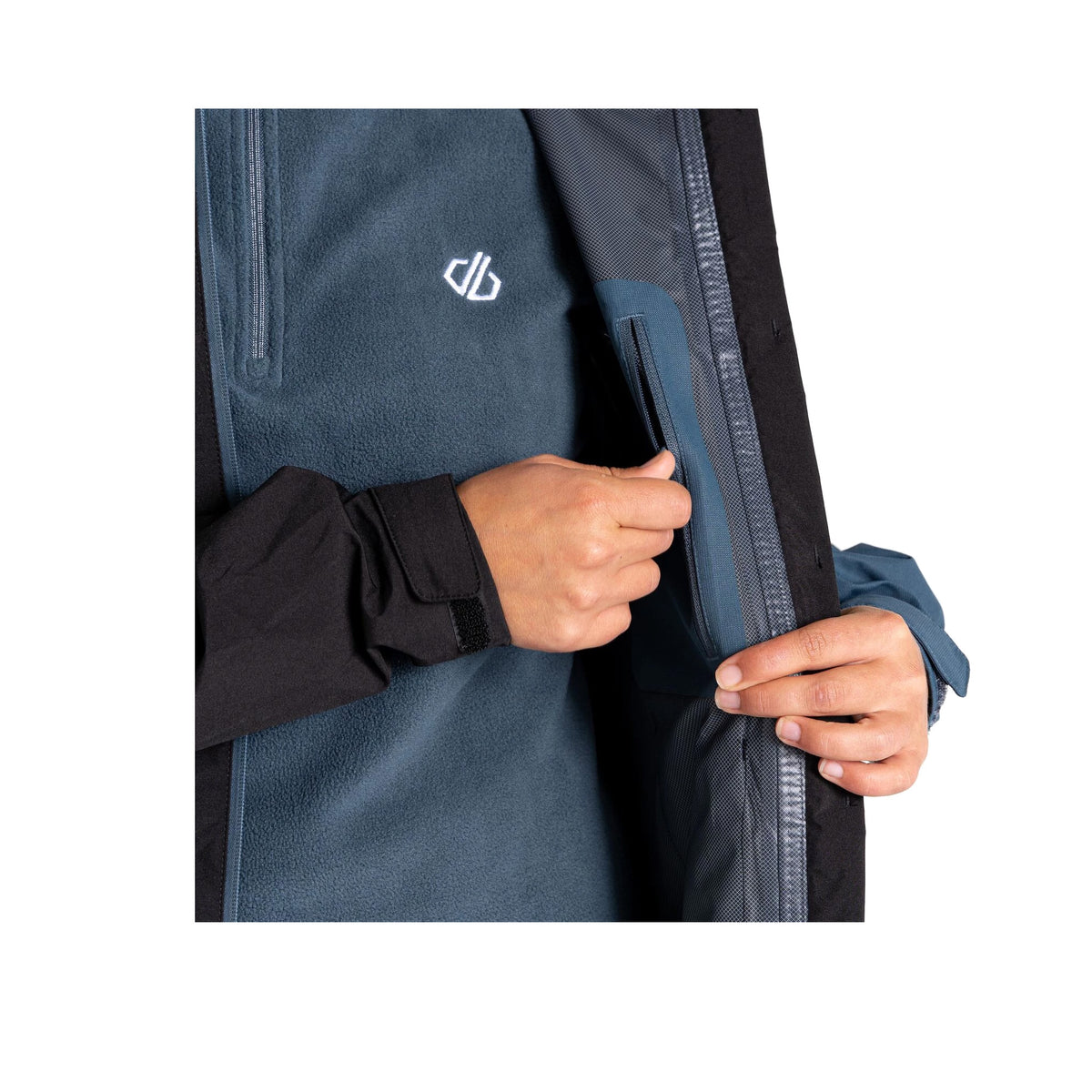 Black-Orion - Side - Dare 2B Womens-Ladies Traversing Waterproof Jacket