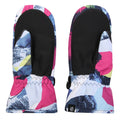 Quiet Blue - Back - Regatta Childrens-Kids Jovial Abstract Ski Mittens